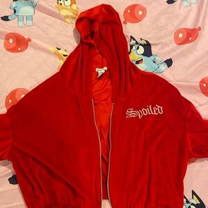 Crop hoodie